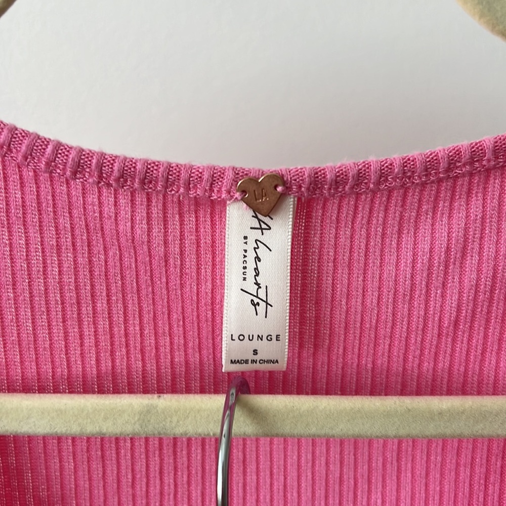 PacSun Pink Ribbed Set - Picture 5 of 10
